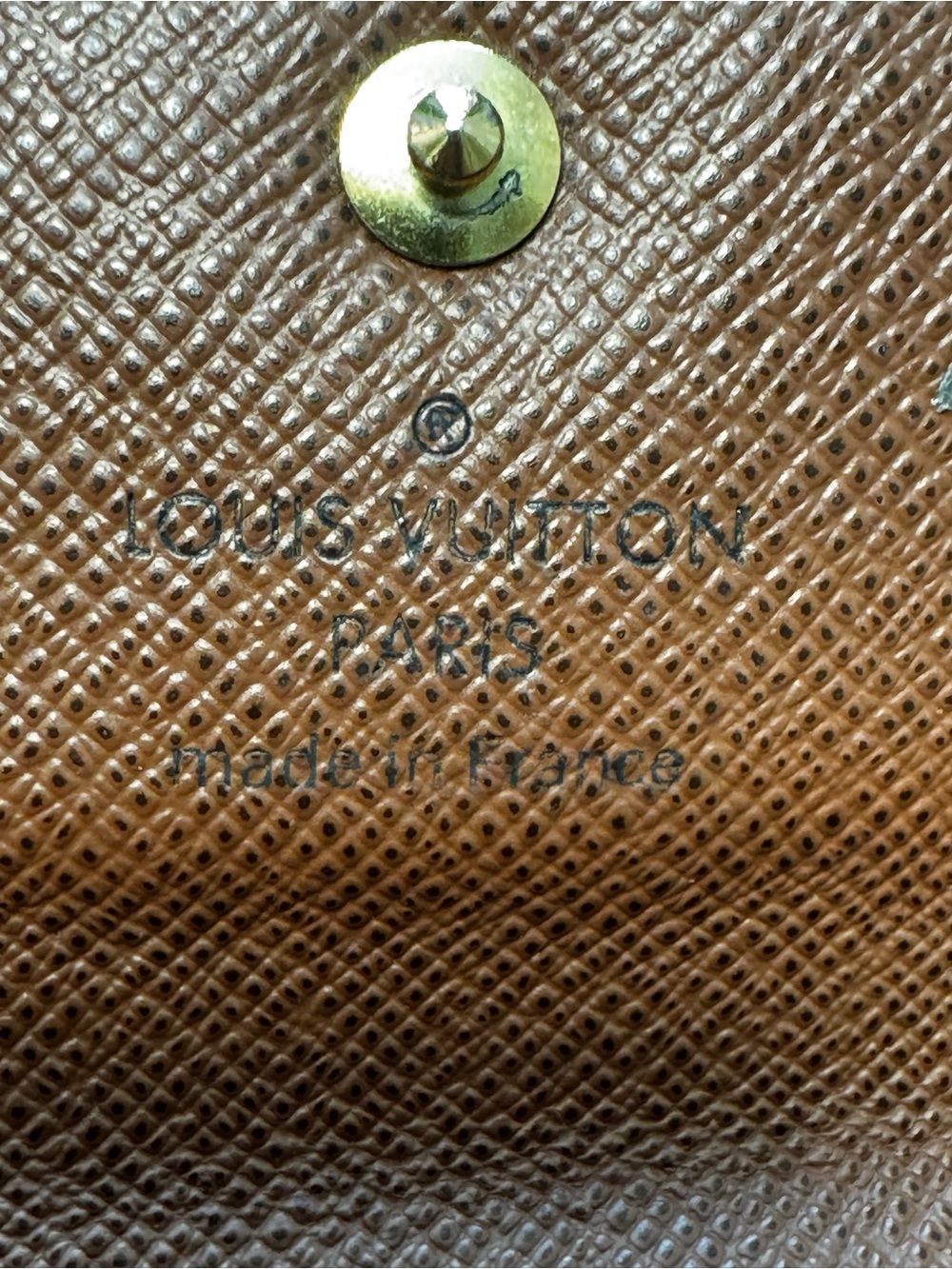 Louis Vuitton Key Holder wallet case Monogram Pouch with Dust Bag 4x2” Authentic - Picture 11 of 15